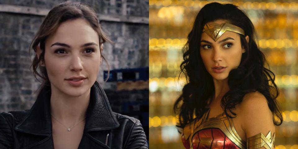 Gal Gadot as Gisele and Wonder and Woman