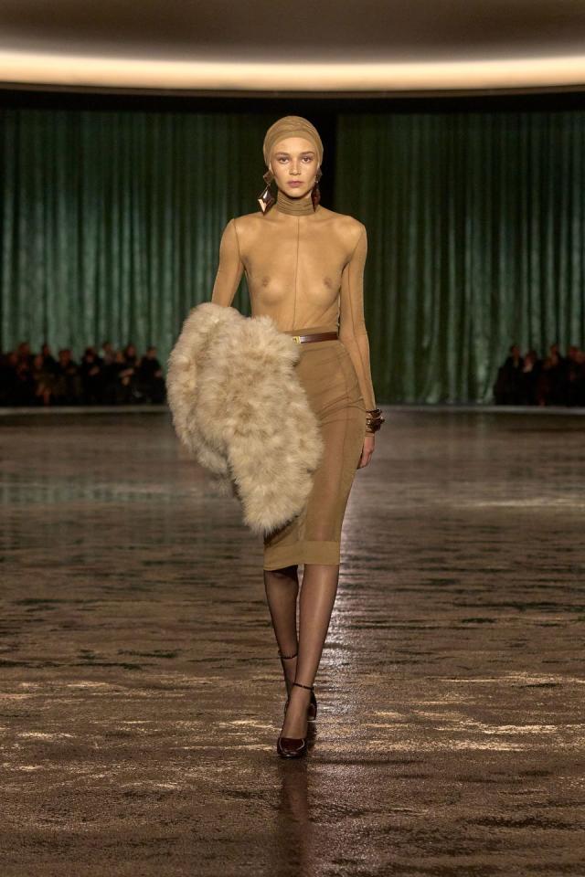 How transparent Is Too transparent? Saint Laurent Bares All at Paris  Fashion Week