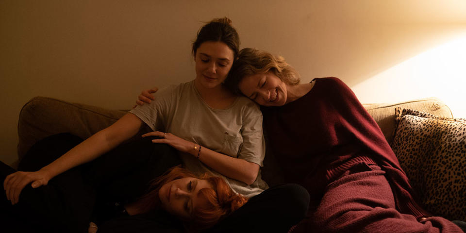 a still from His Three Daughters