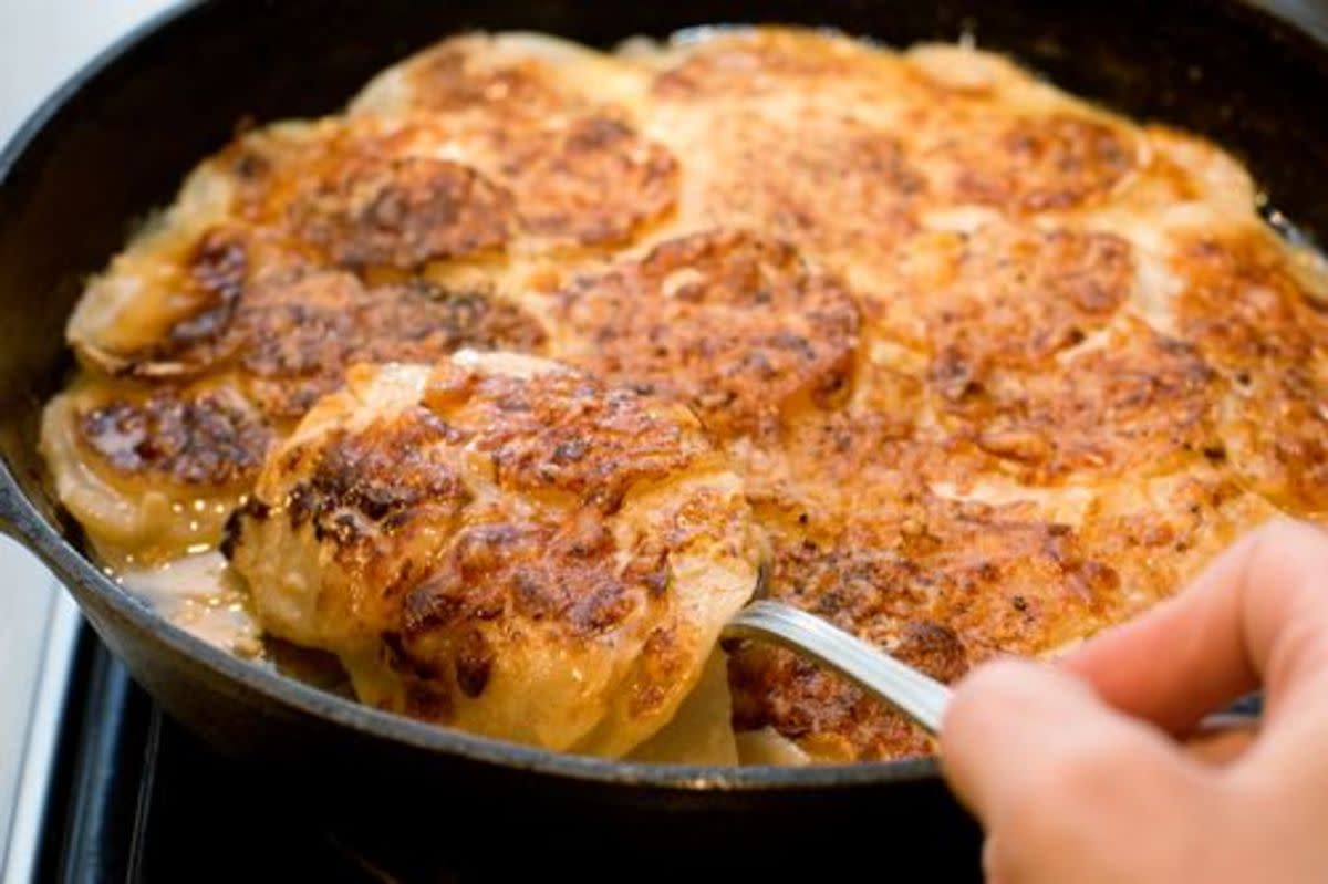<p>The Pioneer Woman</p><p><strong>Get the recipe here: <a href="https://www.thepioneerwoman.com/food-cooking/recipes/a9619/turnip-gratin/" rel="nofollow noopener" target="_blank" data-ylk="slk:Turnip Gratin;elm:context_link;itc:0;sec:content-canvas" class="link rapid-noclick-resp">Turnip Gratin</a></strong></p>