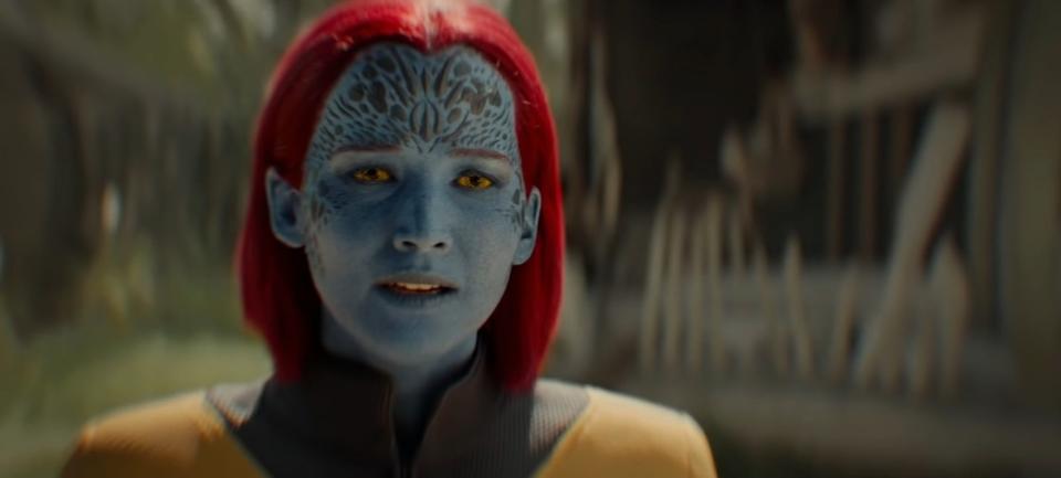 Mystique talking to Jean in "Dark Phoenix"