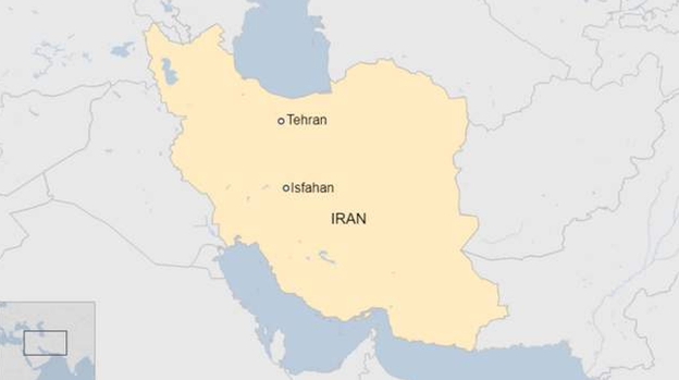 A map of Iran