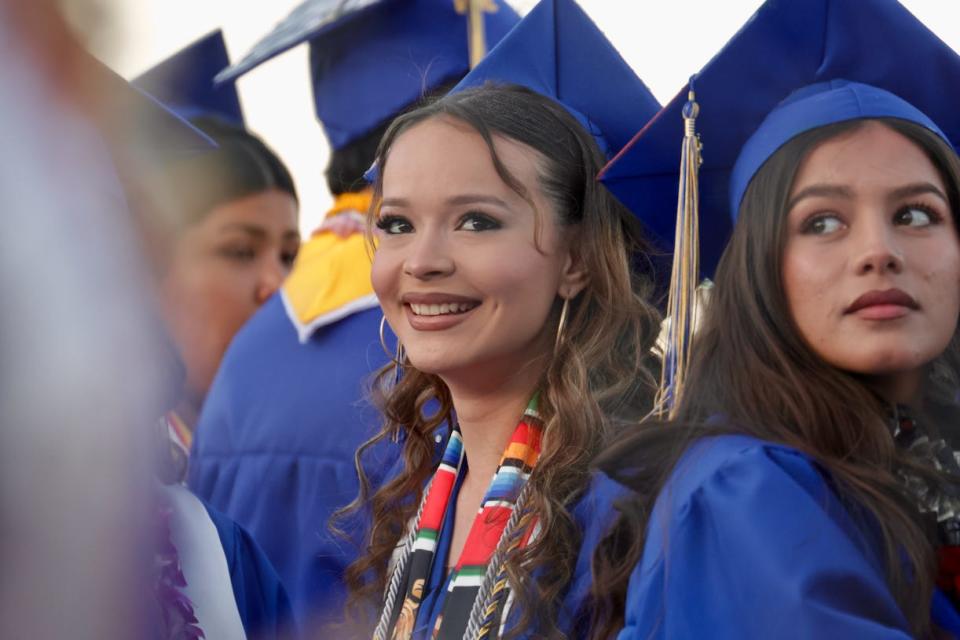 Tears flowed and confetti flew as 55 seniors from the Lucerne Valley Class of 2024 graduated inside a packed Ron Peavy Football Field on Thursday, May 30, 2024.