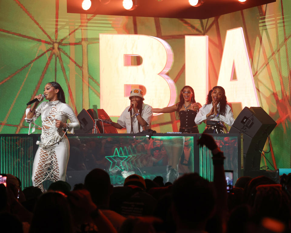 BIA performs at the Heineken House at the 2024 Coachella Valley Music and Arts Festival