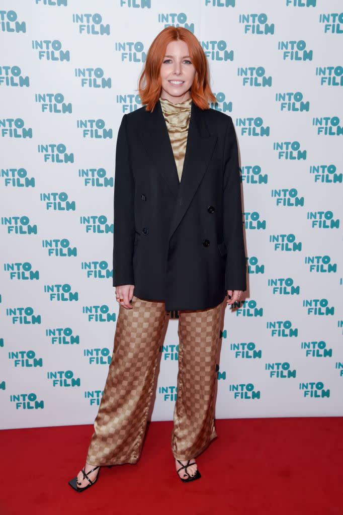 TV presenter Stacey Dooley was voted the third most attractive ginger, pictured in June 2022. (Getty Images)