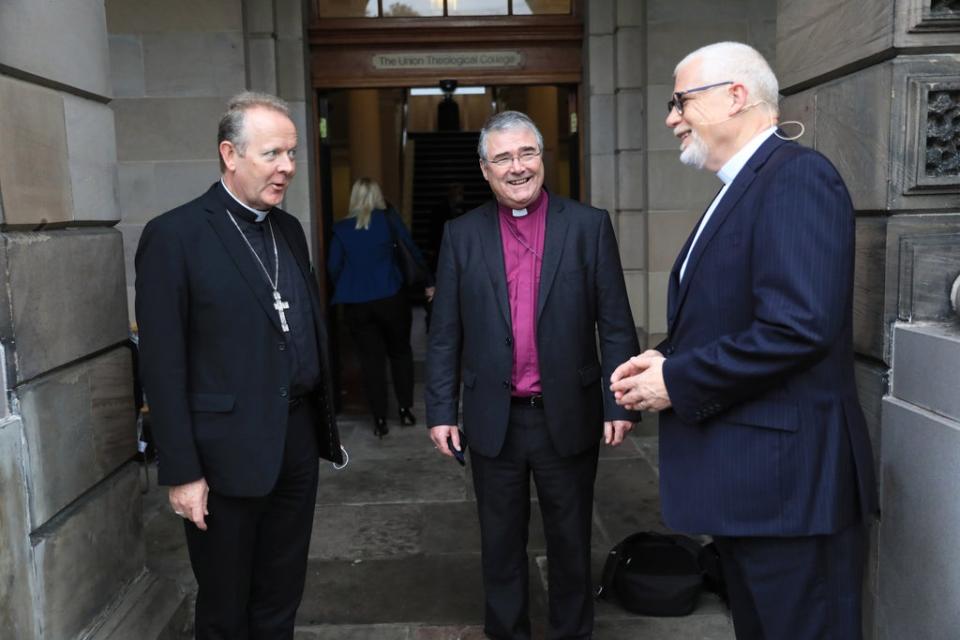 Archbishop Eamon Martin, Archbishop John McDowell and Rev David Bruce will all attend (PA) (PA Wire)