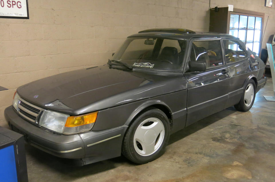 <p>Wisconsin travelling salesman Peter Gilbert’s <strong>Saab 900</strong> is a very unusual million-mile car in that it was designed as a high-performance model. It’s a turbocharged <strong>SPG </strong>(Special Performance Group) version, known outside the US as the <strong>Aero</strong>.</p><p>Presumably by not driving too hard (though he accidentally hit a few deer), Gilbert took the car to 1,001,385 miles by 2006 before donating it to the Wisconsin Automotive Museum near Milwaukee, where it is still on display now. <strong>Saab</strong> then gave him a 2007 model year <strong>9-5 Aero</strong>. <em>Thanks to the Wisconsin Automotive Museum for supplying a picture of the car in its current home.</em></p>
