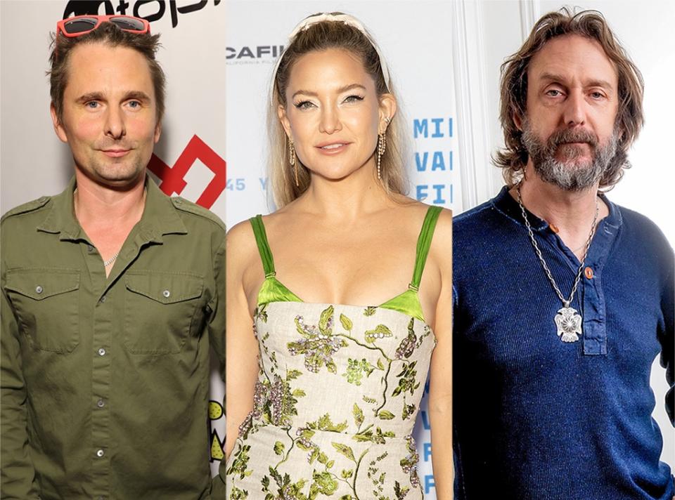 Matt Bellamy, Kate Hudson, Chris Robinson