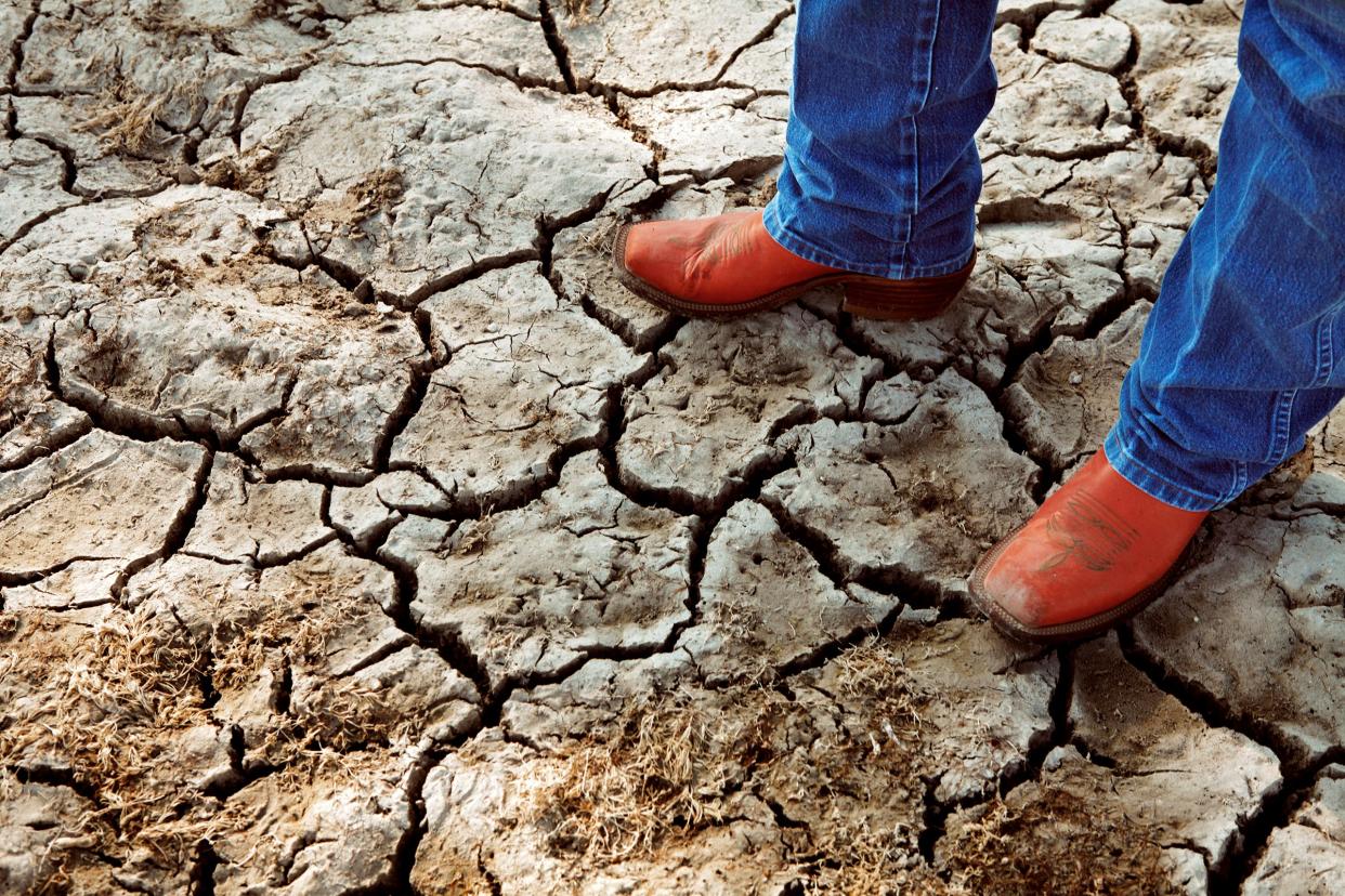 Climatologists have said conditions in Oklahoma between mid-June to mid-July 2022 were the driest for the time period in 100 years. Record-breaking heat indexes this summer have worsened drought conditions for farmers already struggling to raise crops.