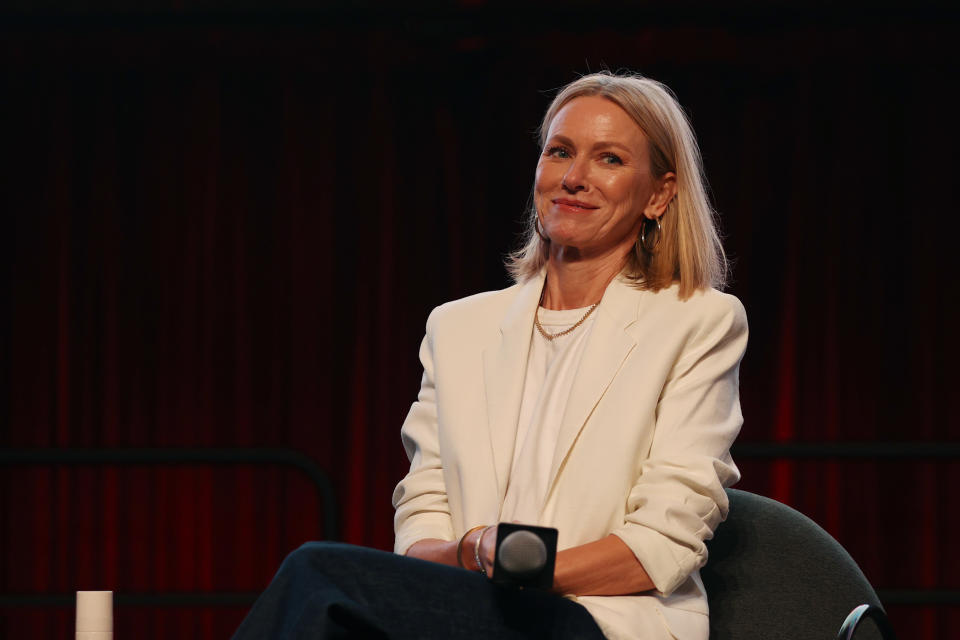SYDNEY, AUSTRALIA - OCTOBER 17: Naomi Watts looks on during the 'Menopause and Midlife - A Springboard for Reinvention' session during SXSW Sydney on October 17, 2023 in Sydney, Australia. (Photo by Don Arnold/WireImage)