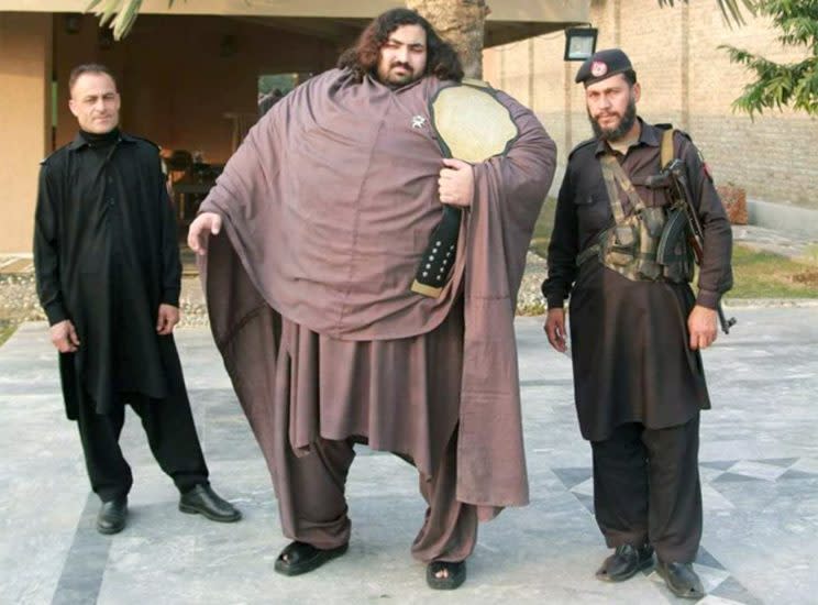 Already a hero in Pakistan he wants to be recognised officially as the world's strongest man (Caters)