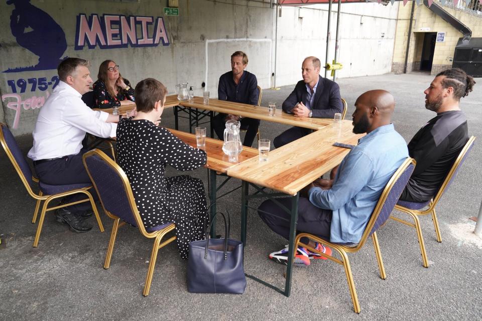 Duke of Cambridge visit to Dulwich Hamlet FC