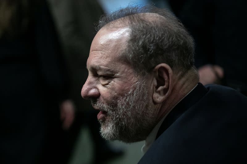 Film producer Harvey Weinstein leaves Criminal Court during his sexual assault trial in the Manhattan borough of New York City