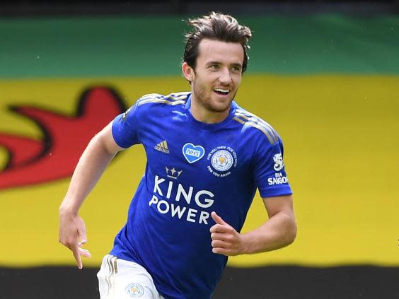 Leicester City’s Ben Chilwell will miss the remainder of the season (Reuters)