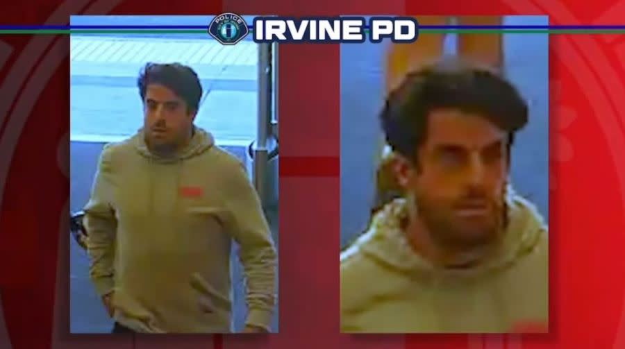 Police are searching for a suspect wanted for stealing thousands of dollars worth of items from Target stores across Southern California. (Irvine Police Department)