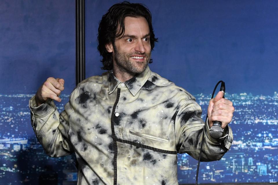 Comedian Chris D'Elia performs during his appearance at The Ice House Comedy Club on February 07, 2020, in Pasadena, California.