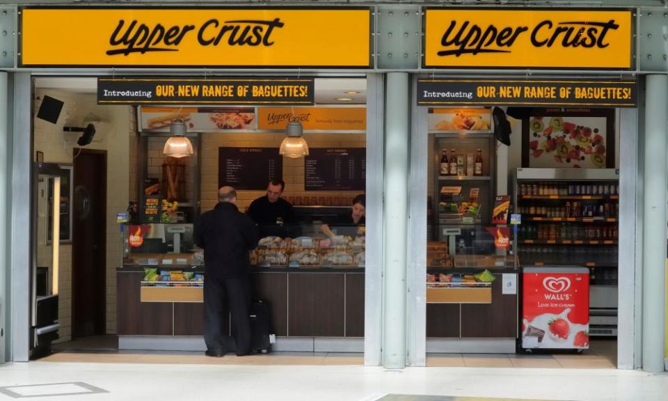 An Upper Crust sandwich shop