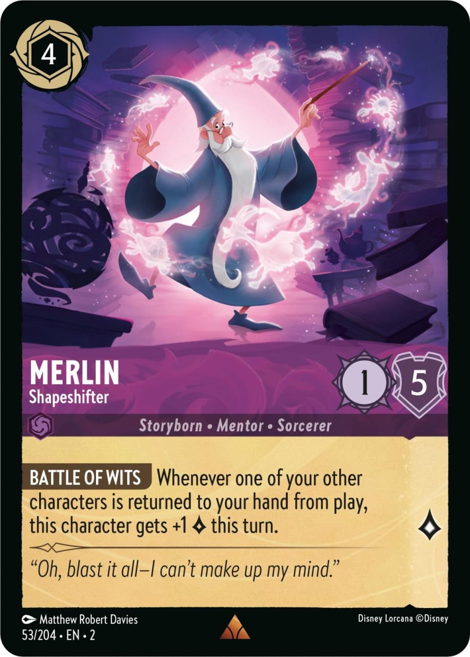 Merlin Shapeshifter card