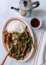 <p>Prepare flank steak and string beans and toss with the most delicious sauce comprised of soy sauce, oyster sauce, sesame oil, and white pepper.</p><p>Get the <strong><a href="https://thewoksoflife.com/beef-string-beans/" rel="nofollow noopener" target="_blank" data-ylk="slk:Beef with String Beans recipe;elm:context_link;itc:0;sec:content-canvas" class="link ">Beef with String Beans recipe</a></strong> at The Woks of Life.</p><p><a class="link " href="https://www.amazon.com/Amazon-Brand-Pepper-Ground-Ounces/dp/B07VXM5T91?tag=syn-yahoo-20&ascsubtag=%5Bartid%7C10070.g.2641%5Bsrc%7Cyahoo-us" rel="nofollow noopener" target="_blank" data-ylk="slk:Shop White Pepper;elm:context_link;itc:0;sec:content-canvas">Shop White Pepper</a></p>