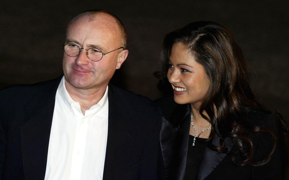 Phil Collins und Orianne Ceveyaily