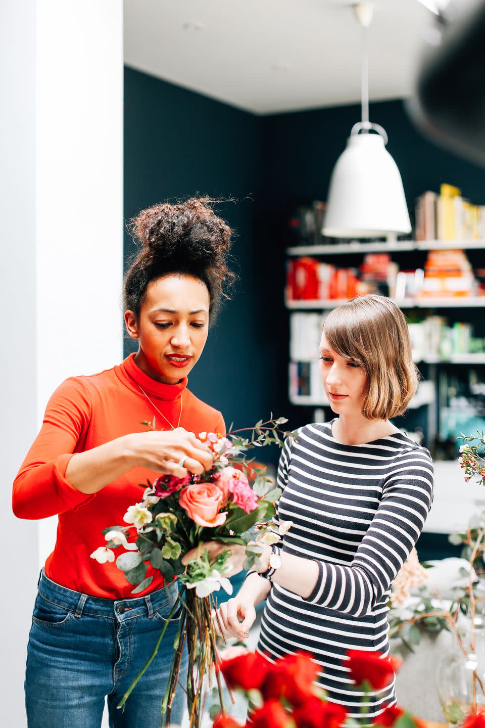 Take a floral arranging class.