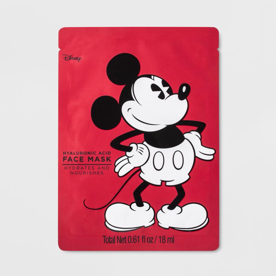The new Target x Disney collection includes beauty products like face masks, bubble bath, and hand cream, as well as cosmetics like lipstick and eyeliner.