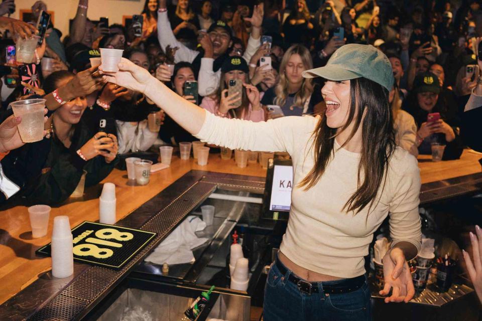 <p>Courtesy of Sophie Sahara for 818 Tequila</p> Kendall Jenner