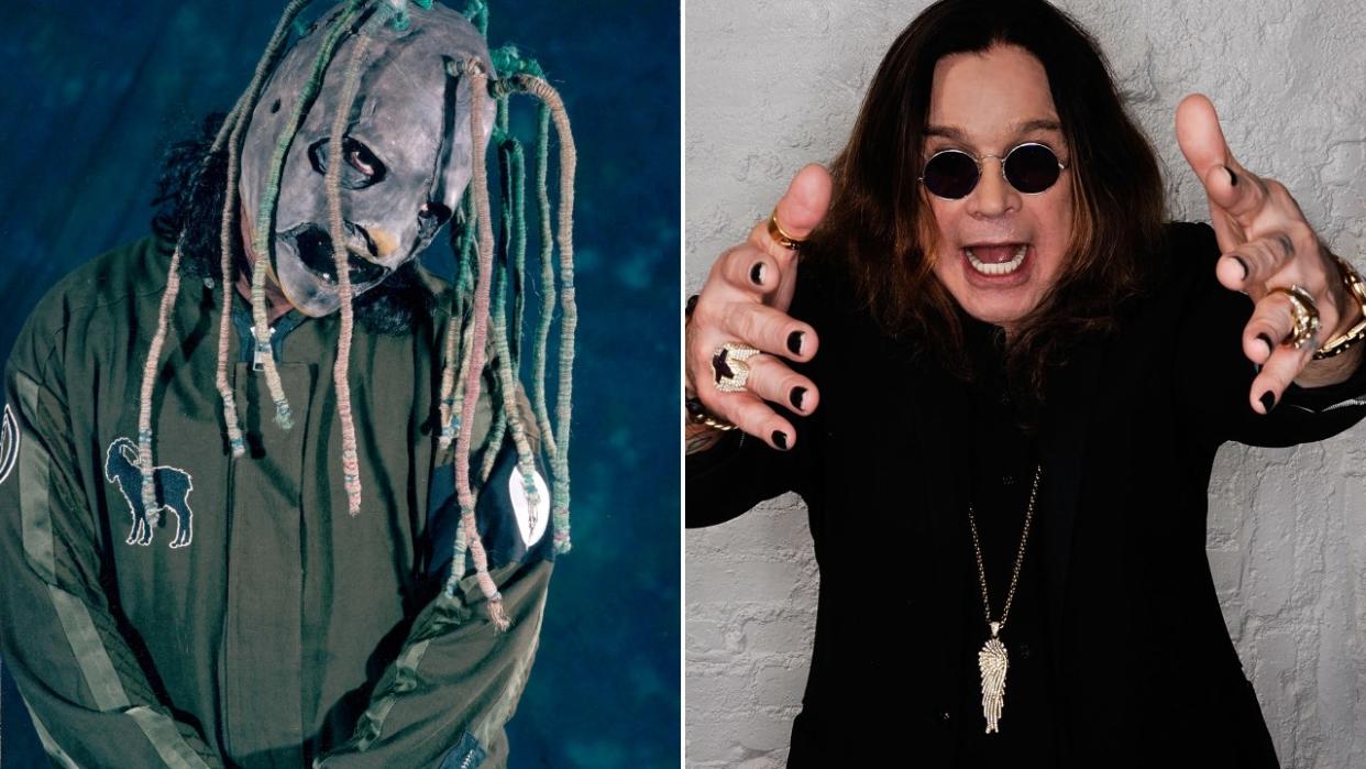  Corey Taylor in late 90s mask and Ozzy Osbourne. 