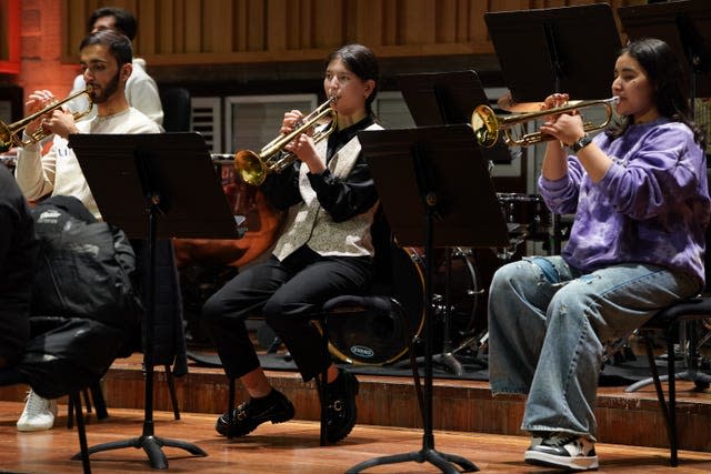 Afghan Youth Orchestra performing