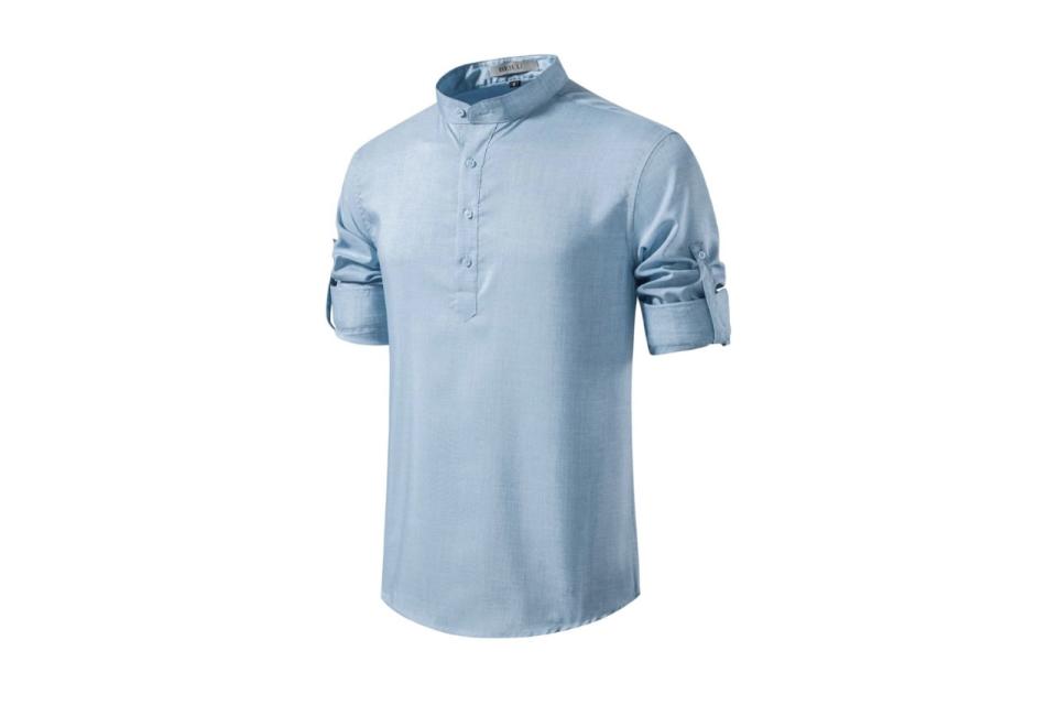 Camisa de lino para hombre