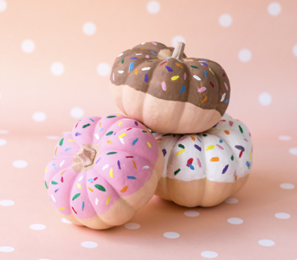 25) Donut Pumpkins