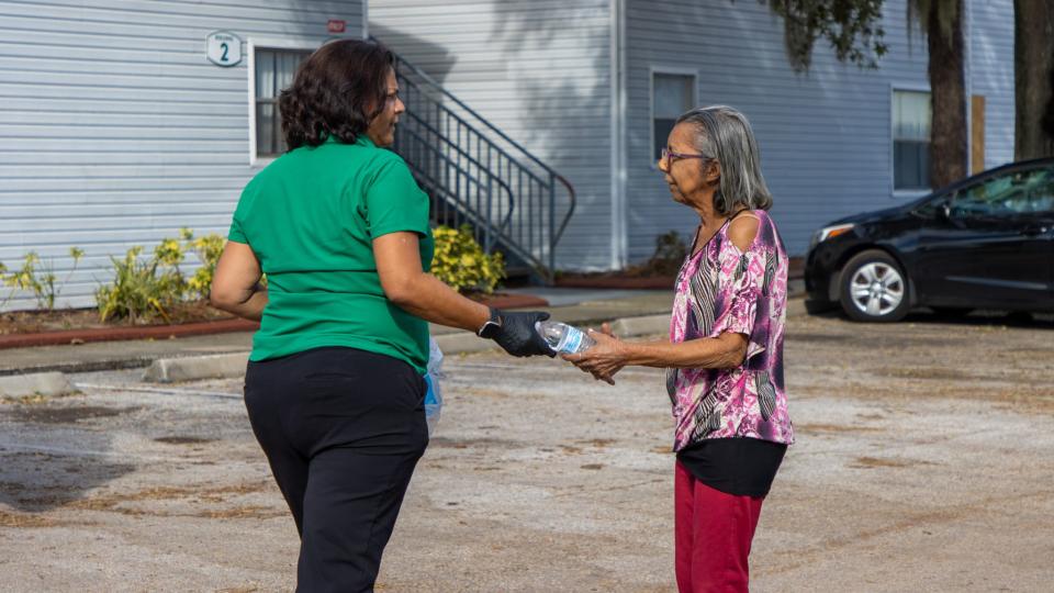 Evictions loom in the aftermath of Hurricane Ian.