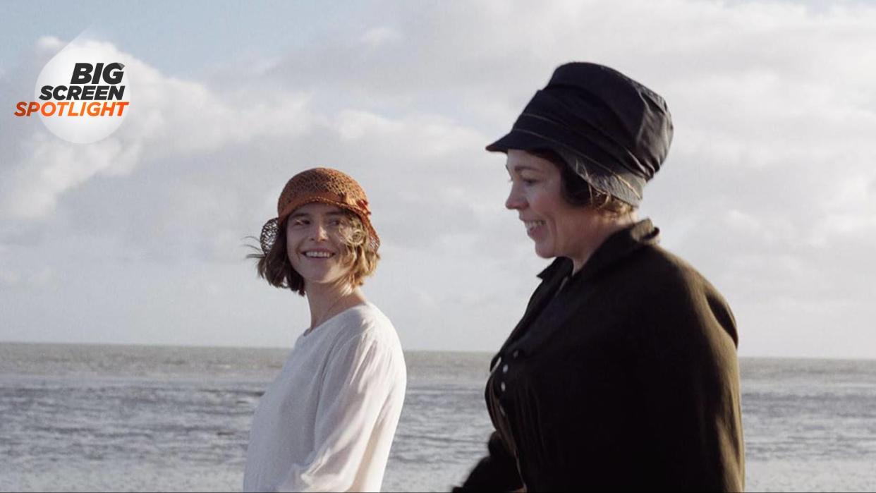  Jessie Buckley and Olivia Colman in Wicked Little Letters. 