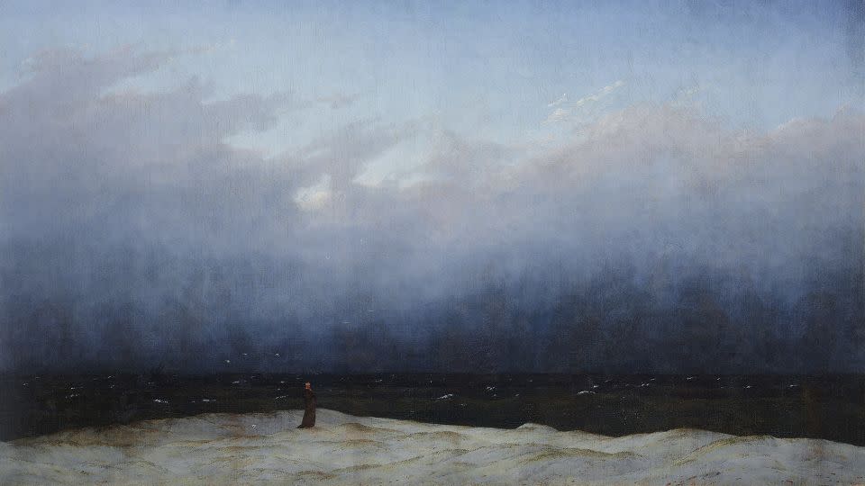 Friedrich's "The Monk by the Sea," which was was painted between 1808 and 1810 in Dresden, Germany. - Staatliche Museen zu Berlin