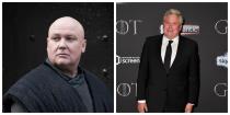 <p>Looking at Conleth Hill, you might think he seems vaguely familiar... and then you'd probably be pretty shocked to find out he plays Lord Varys on <em>Game of Thrones</em>. Varys was reguarly on screen with a completely bald head, black robes, and a very serious expression. Hill, on the other hand, seems more animated (and less plotting) and has much more hair. </p>