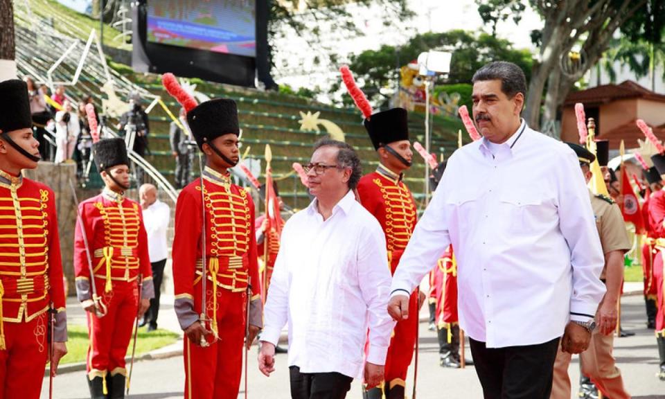 Gustavo Petro y Nicolás Maduro/Imagen: Presidencia