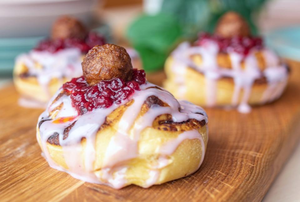 The West Chester Township Ikea has created a limited-edition Swedish meatball donut and is temporarily being added to the Butler County Donut Trail.