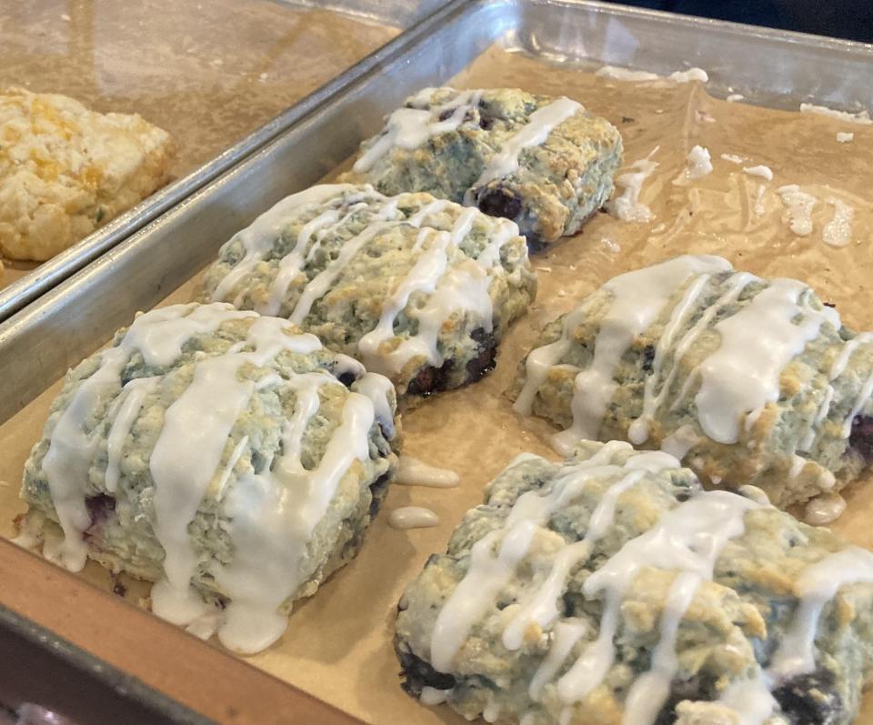 Blueberry biscuits at The Jelly Cabinet bakery at 1011 N. 4th St., Wilmington, N.C.