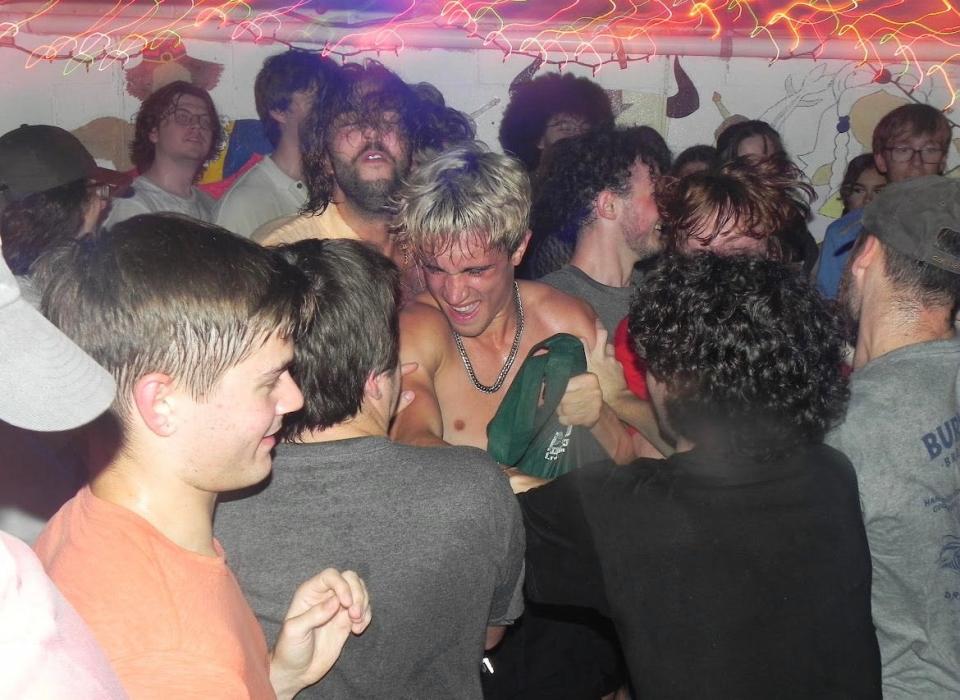 The scene inside one of three underground music venues in Newark, where bands from Delaware and the surrounding region perform secret shows for fans.