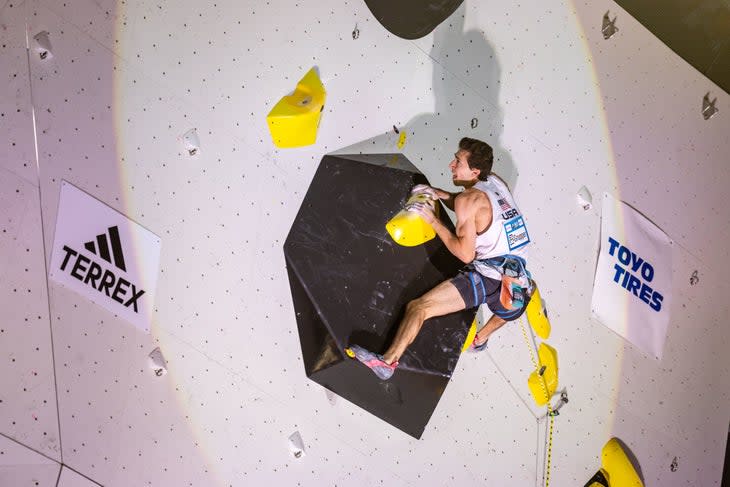 <span class="article__caption">After an early season knee injury, Grupper finally found his flow to place second.</span> (Photo: Jan Virt/IFSC)