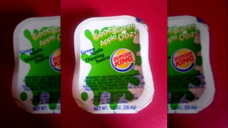 slime dipping sauce packet