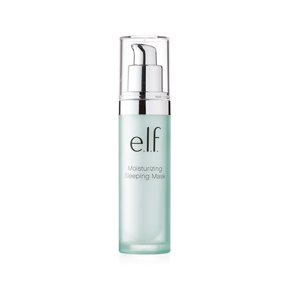 <p>Perfect for dry winter nights. <a rel="nofollow noopener" href="http://www.elfcosmetics.com/p/sleeping-mask" target="_blank" data-ylk="slk:E.l.f. Moisturizing Sleeping Mask;elm:context_link;itc:0;sec:content-canvas" class="link ">E.l.f. Moisturizing Sleeping Mask</a>, $12. (Photo: e.l.f.) </p>