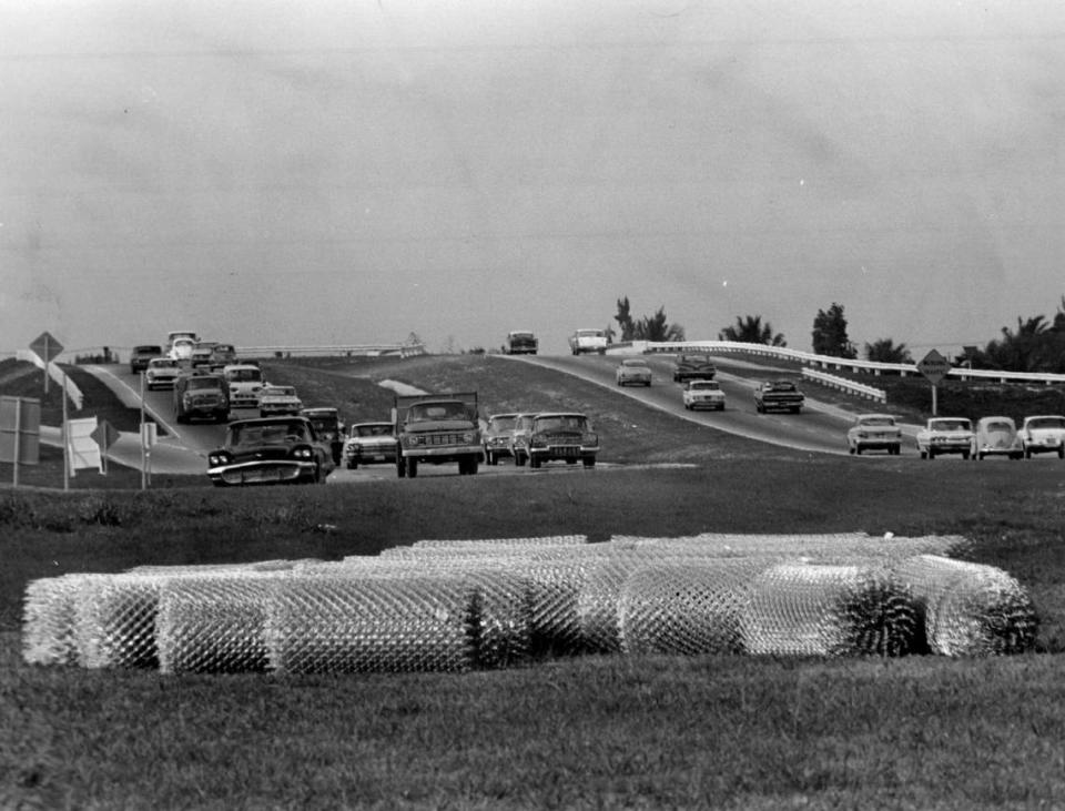 Palmetto Expressway in 1964.