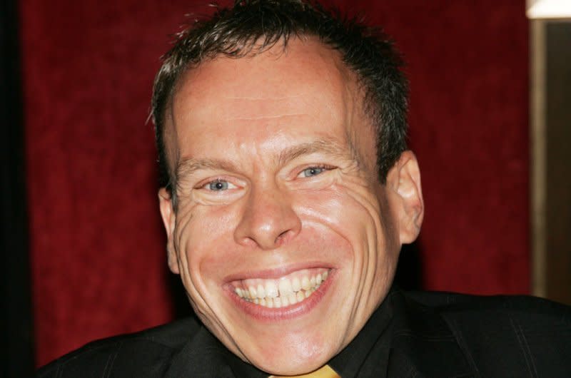 Warwick Davis arrives for the premiere of "Harry Potter and the Half-Blood Prince" at the Ziegfeld Theatre in New York in 2009. File Photo by Laura Cavanaugh/UPI