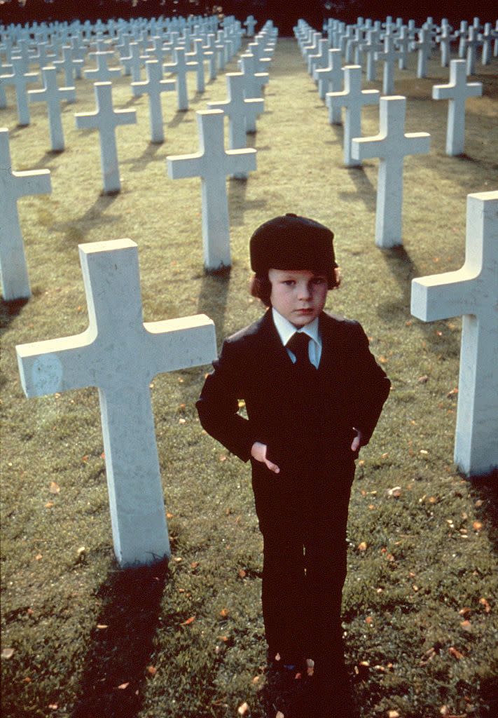 Then: Harvey Stephens in 'The Omen'