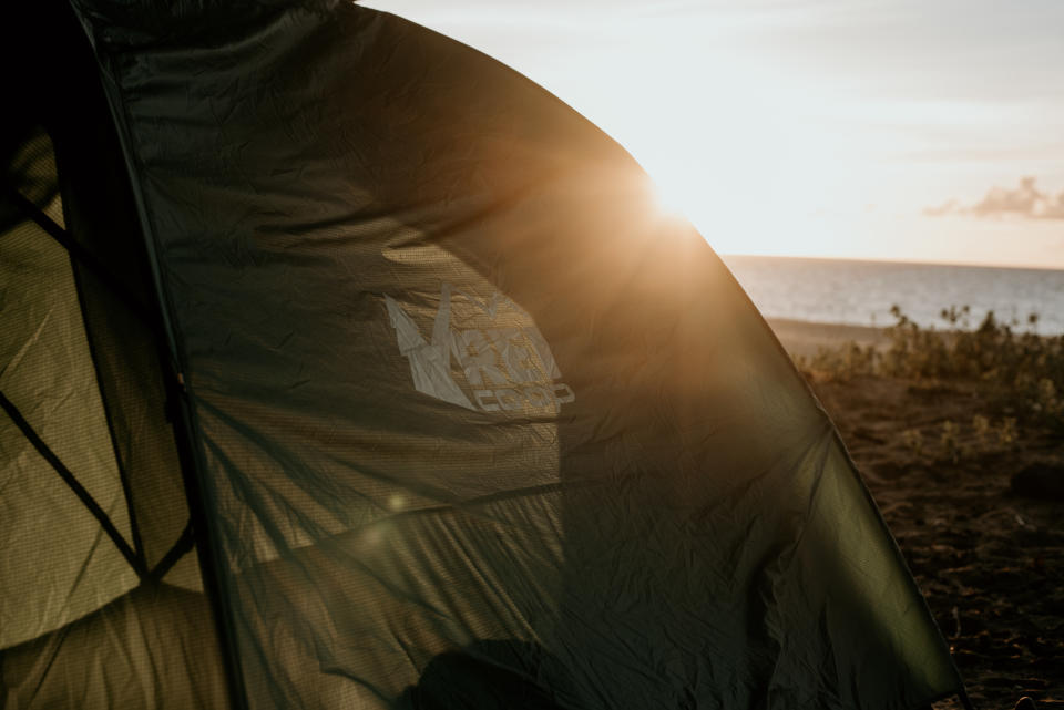 Camping on the Kalalau Beach of Na Pali Coast