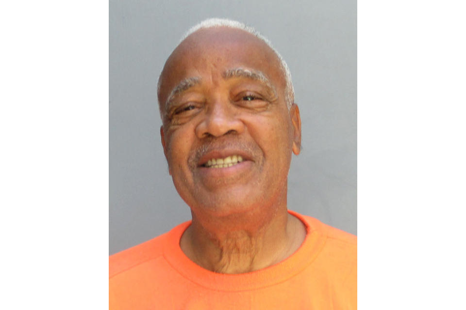 FILE - This undated file photo provided by the Arizona Department of Corrections, Rehabilitation and Reentry shows Murray Hooper. Hooper is scheduled to be executed by lethal injection on Nov. 16, 2022, for his convictions in the 1980 killings of Pat Redmond and his mother-in-law, Helen Phelps, in Phoenix. On Monday, Nov. 14 a federal judge denied Hooper's bid to postpone the execution. (Arizona Department of Corrections, Rehabilitation and Reentry via AP, File)