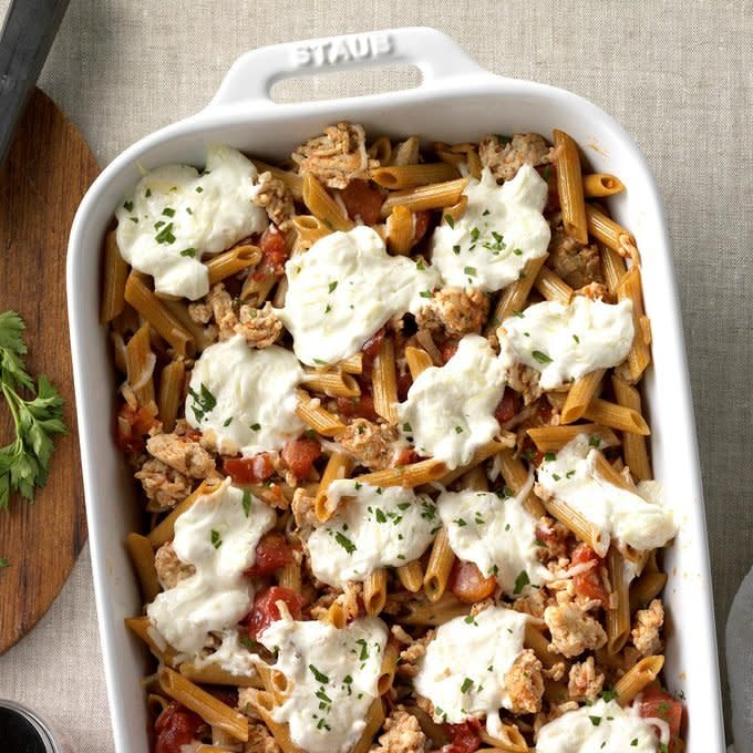 Creamy Skinny Pasta Casserole