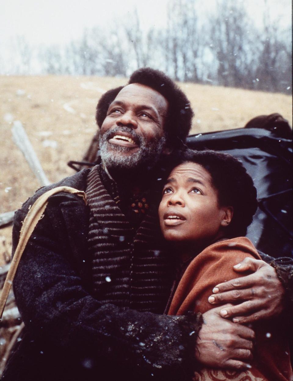 Danny Glover and Oprah Winfrey in a scene from the film "Beloved."