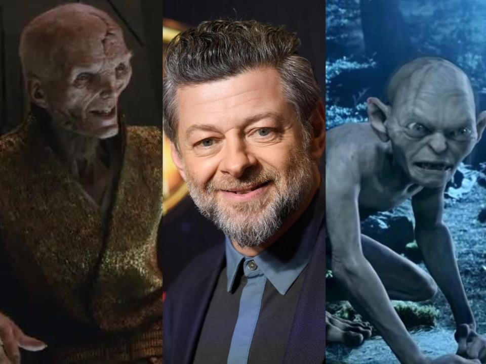 Andy Serkis has starred in numerous "Star Wars" and "Lord of the Rings" films.